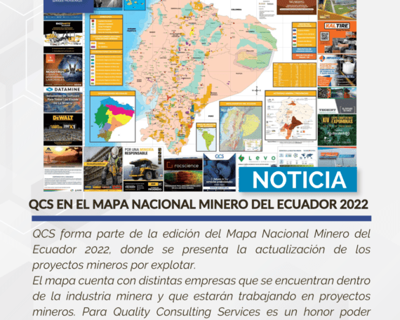 QCS Ecuador es parte del mapa minero Ecuador