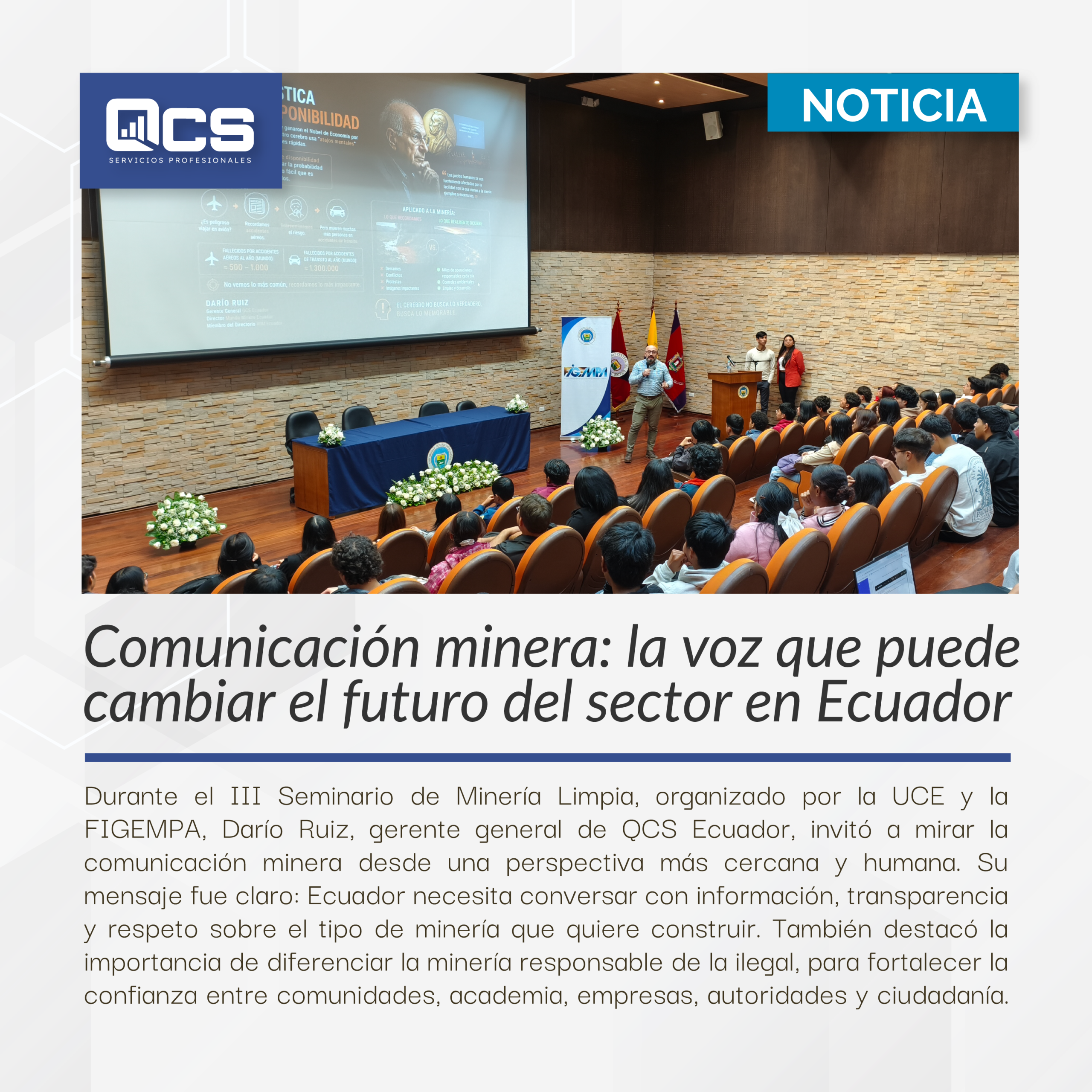 Comunicación minera: la voz que puede cambiar el futuro del sector en Ecuador